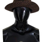 Elegant Brown Fedora Hat - Winter Chic Accessory
