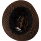Elegant Brown Fedora Hat - Winter Chic Accessory