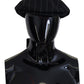 Elegant Black and White Newsboy Hat