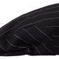 Elegant Black and White Newsboy Hat