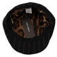 Elegant Black and White Newsboy Hat