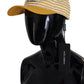 Elegant Striped Cotton Baseball Cap