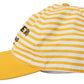 Elegant Striped Cotton Baseball Cap