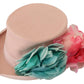 Elegant Pink Fur-Blend Top Hat