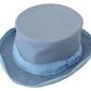 Elegant Light Blue Top Hat