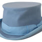 Elegant Light Blue Top Hat