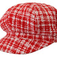 Chic Red Cabbie Hat - Elite Fashion Accessory