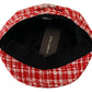 Chic Red Cabbie Hat - Elite Fashion Accessory