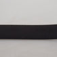 Elegant Italian Leather Belt with Metal Buckle
