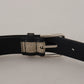 Elegant Dual-Tone Leather Belt