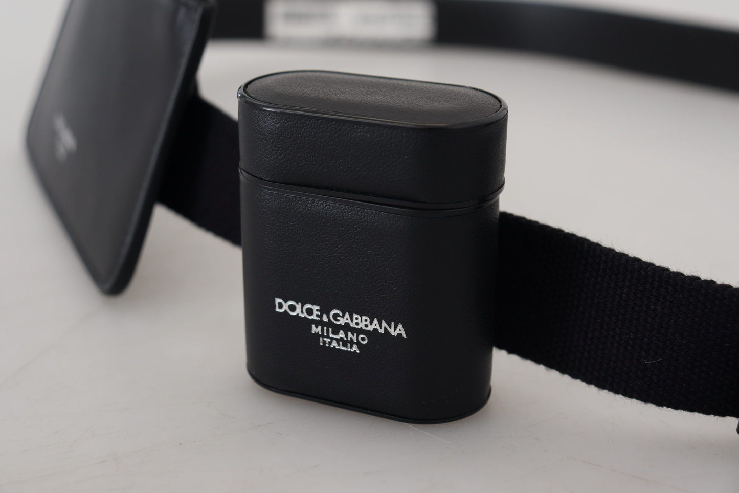 Elegant Leather Belt with Airpod Case & Coin Purse