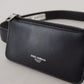 Elegant Leather Belt with Airpod Case & Coin Purse