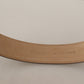 Elegant Engraved Logo Leather Belt
