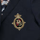 Elegant Slim Fit Black Wool Blazer