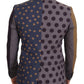 Elegant Multicolor Cotton Blazer