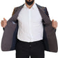 Elegant Multicolor Cotton Blazer