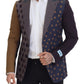 Elegant Multicolor Cotton Blazer