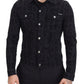 Iconic Black Cotton Denim Jacket