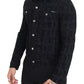 Iconic Black Cotton Denim Jacket