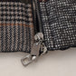 Multicolor Plaid Bomber Jacket with Luxe Blend