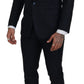 Elegant Slim Fit Three Piece Wool Suit