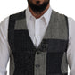 Multicolor Formal Dress Vest