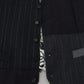Elegant Black Striped Formal Dress Vest
