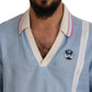 Elegant Light Blue Linen Tee
