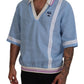 Elegant Light Blue Linen Tee