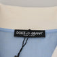 Elegant Light Blue Linen Tee