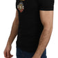 Elegant Short Sleeve Crew Neck Tee