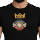 Elegant Short Sleeve Crew Neck Tee