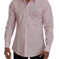 Exquisite Slim Fit Pink Cotton Shirt