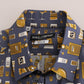 Elegant Grey Cotton Casual Men's Shirt