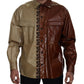 Elegant Multicolor Silk Casual Button-Down Shirt
