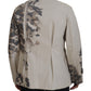 Elegant Beige Cotton Button-Down Shirt
