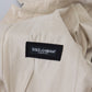 Elegant Beige Cotton Button-Down Shirt