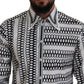Elegant White Cotton Casual Shirt