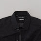 Elegant Polka Dot Cotton Dress Shirt