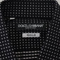 Elegant Polka Dot Cotton Dress Shirt