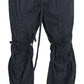 Elegant Blue Washed Cotton Pants