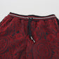 Elegant Red Wool Trousers for Men