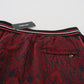 Elegant Red Wool Trousers for Men