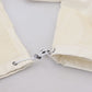 Elegant Off White Cotton Blend Pants