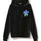 Street Edge Hooded Sweatshirt with Bold Prints