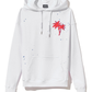Iconic White Cotton Hooded Sweatshirt