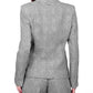Chic Check Pattern Linen Jacket