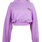 Vibrant Purple Hooded Sweatshirt