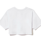 Eloquent Sleeveless Logo Tee in White