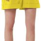 Chic Summer Cotton Bermuda Shorts - Sunny Yellow